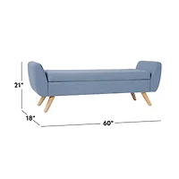 Homepop Storage Bench