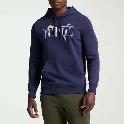 PUMA Mens Long Sleeve Fleece Active Hoodie