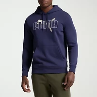 PUMA Mens Long Sleeve Fleece Active Hoodie