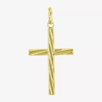 Cross Mens 10K Gold Cross Pendant