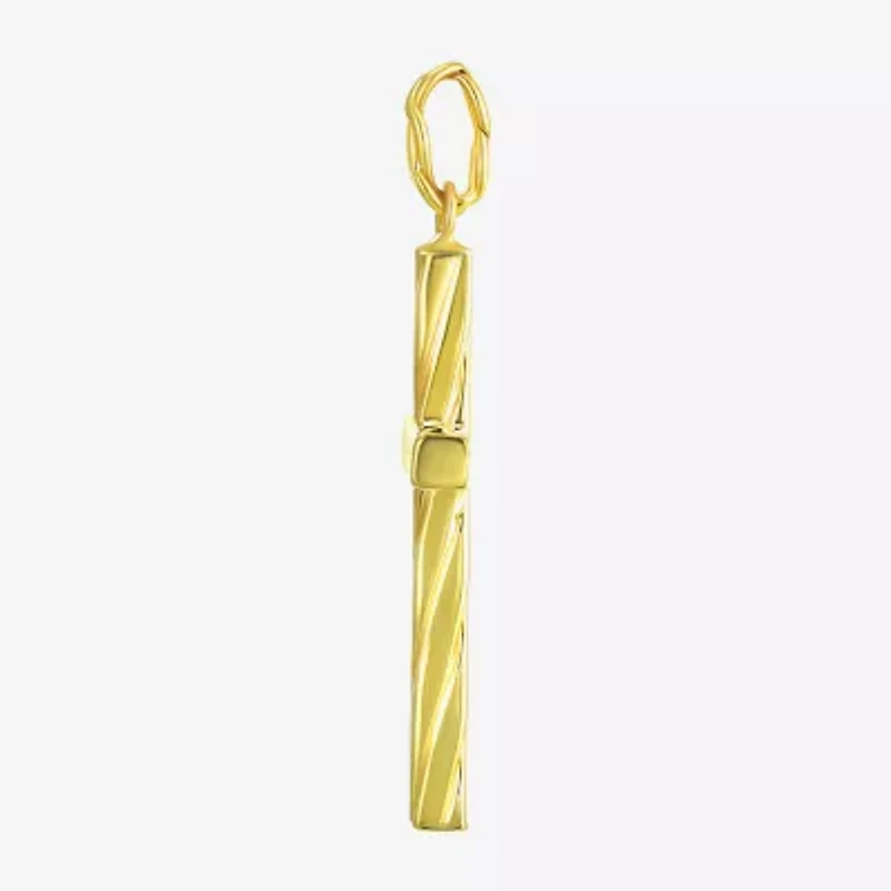 Cross Mens 10K Gold Cross Pendant