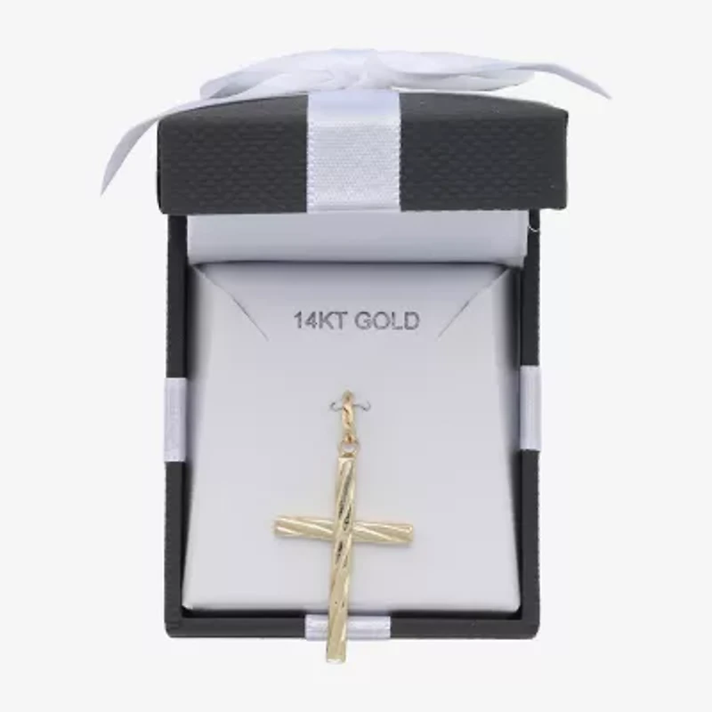 Cross Mens 10K Gold Cross Pendant