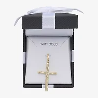 Cross Mens 10K Gold Cross Pendant