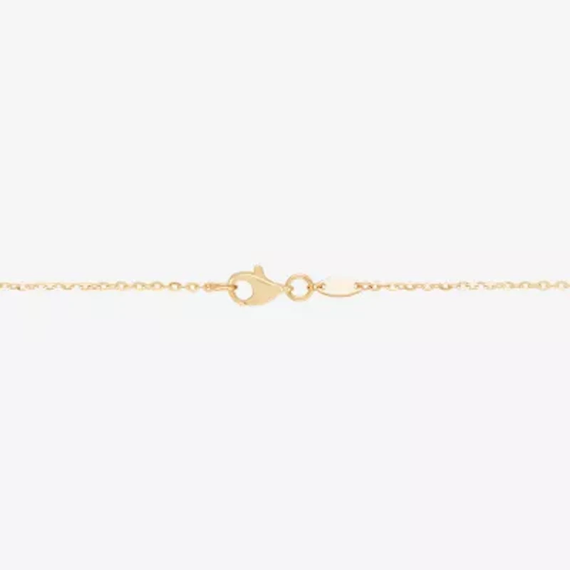 Gold Addiction Womens 10K Gold 18 Inch Cable Chain Necklace