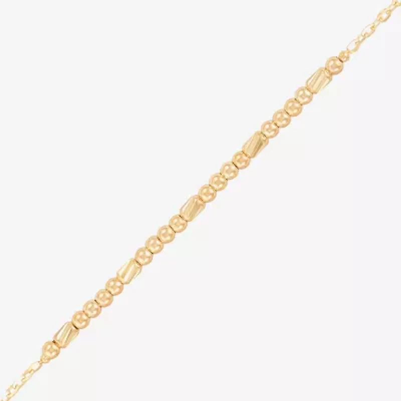 Gold Addiction Womens 10K Gold 18 Inch Cable Chain Necklace