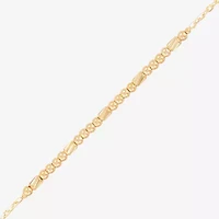 Gold Addiction Womens 10K Gold 18 Inch Cable Chain Necklace