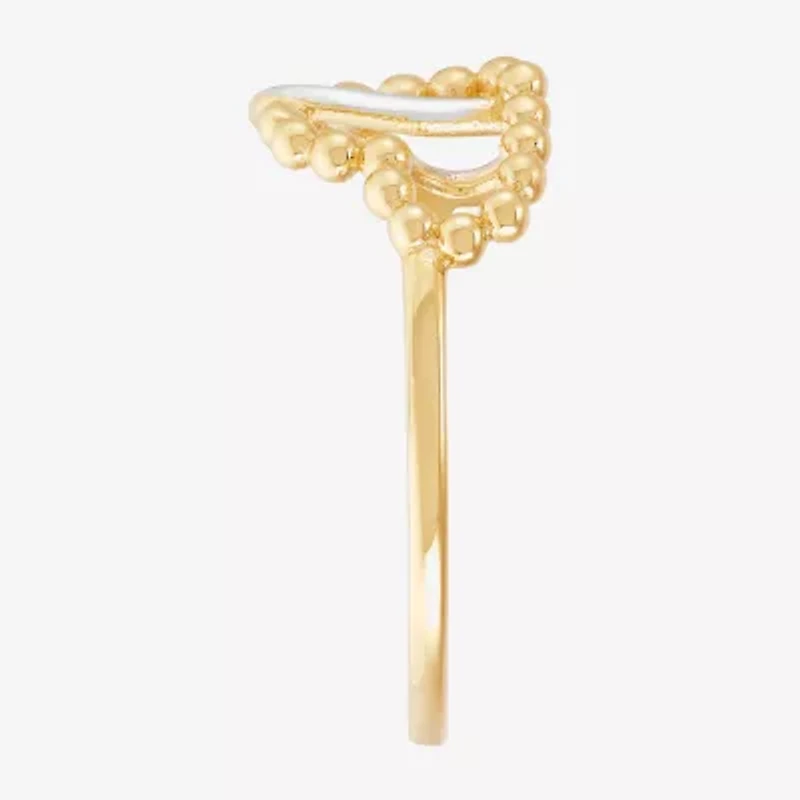 Gold Addiction Womens 10K Heart Band