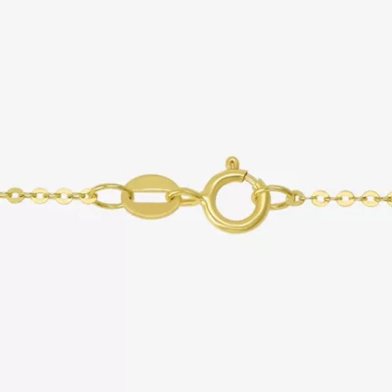 Gold Addiction Womens 10K Gold 18 Inch Link Chain Necklace
