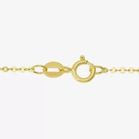 Gold Addiction Womens 10K Gold 18 Inch Link Chain Necklace