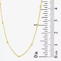 Gold Addiction Womens 10K Gold 18 Inch Link Chain Necklace