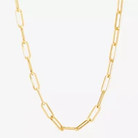 Bonded Brilliance Womens 18 Inch Link Chain Necklace