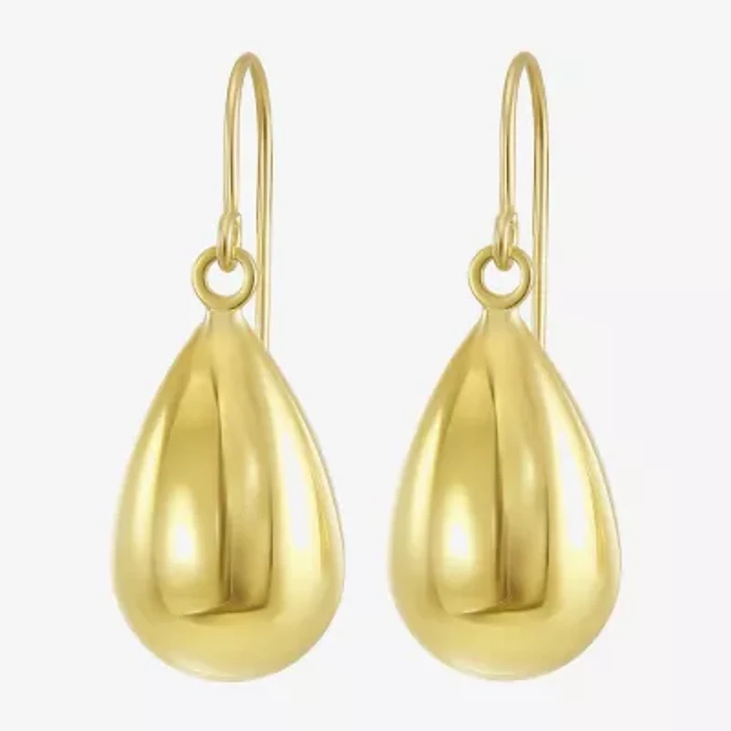 Womens 14K Gold Drop Earrings