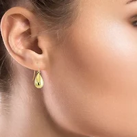 Womens 14K Gold Drop Earrings
