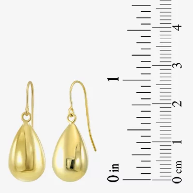 Womens 14K Gold Drop Earrings