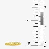 Silver Addiction Womens Cubic Zirconia 14K Gold Over Silver Round Ring Set