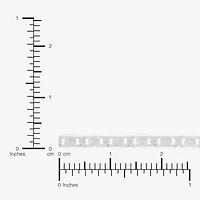 Made in Italy Womens Sterling Silver 18 Inch Valentino Chain Necklace