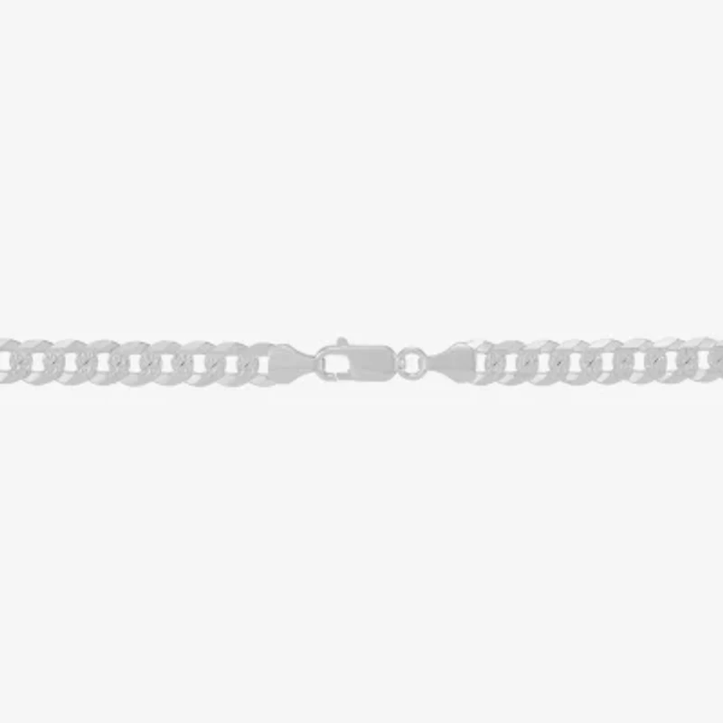Mens Sterling Silver 22 Inch Curb Chain Necklace