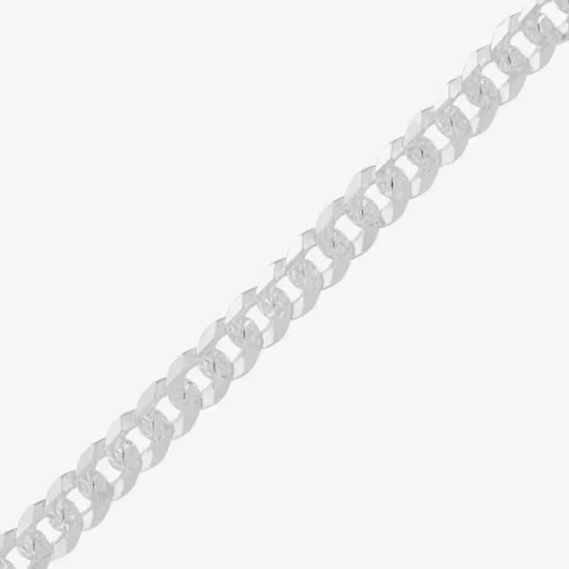 Mens Sterling Silver 22 Inch Curb Chain Necklace