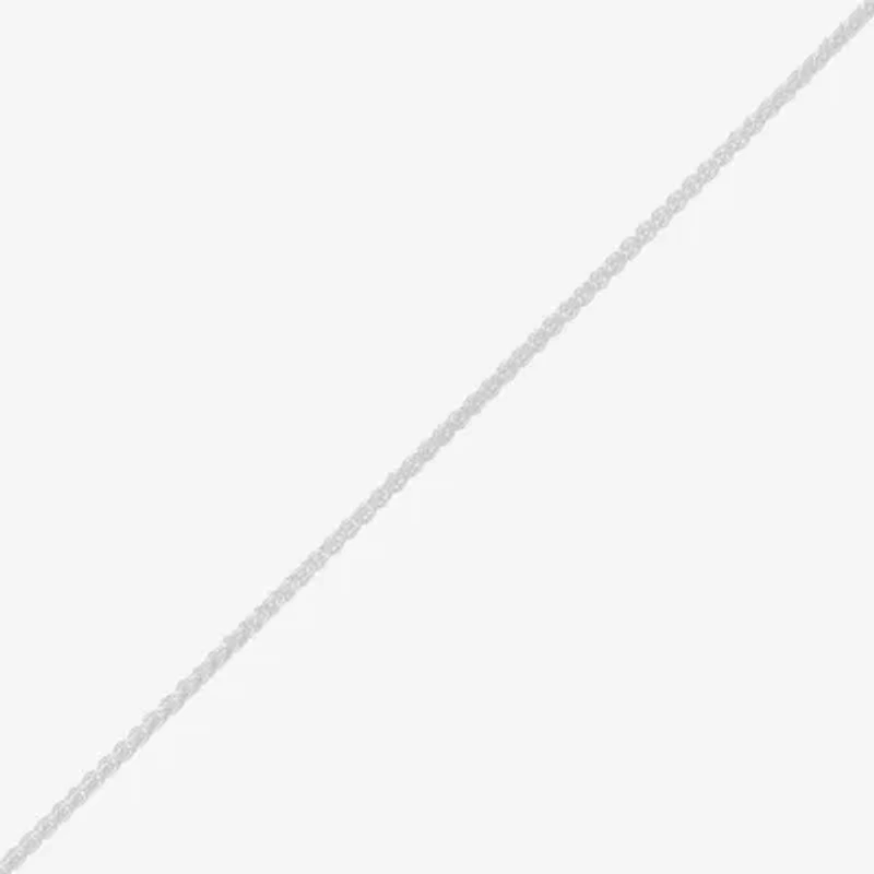 Made in Italy Womens Sterling Silver Inch Wheat Chain Necklace