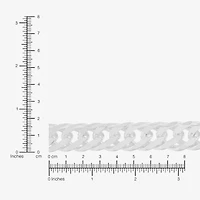 Made in Italy Womens Sterling Silver 22 Inch Link Chain Necklace