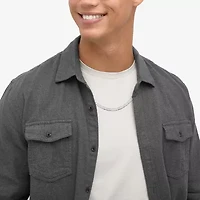 Made in Italy Womens Sterling Silver 22 Inch Link Chain Necklace