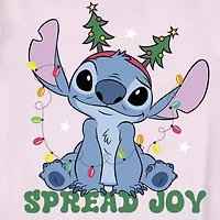 Disney Collection Little & Big Kid Girls Crew Neck Short Sleeve Graphic T-Shirt