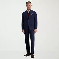 Haggar JMH Mens Slim Fit Plaid Suit Jacket