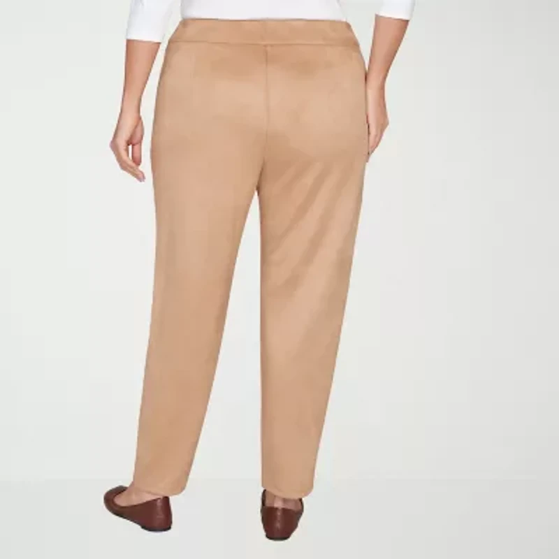 Hearts Of Palm Womens Plus Slim Mid Rise Pull-On Pant