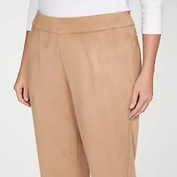 Hearts Of Palm Womens Plus Slim Mid Rise Pull-On Pant