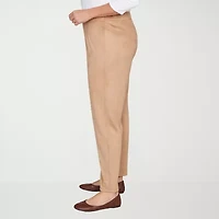 Hearts Of Palm Womens Plus Slim Mid Rise Pull-On Pant