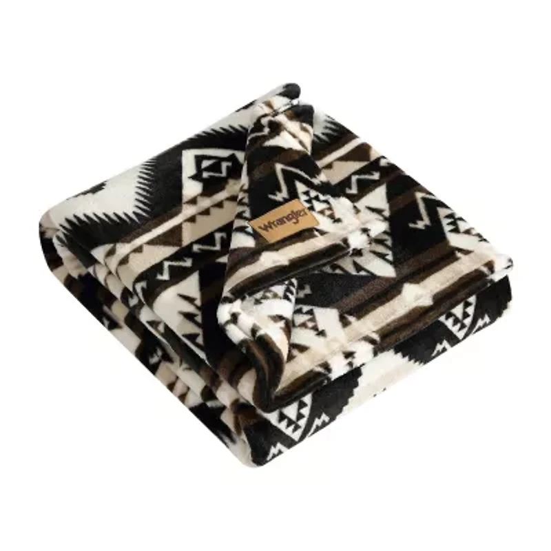 Wrangler Jesse Plush Washable Throw