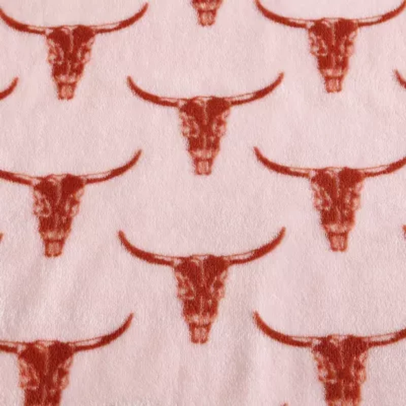 Wrangler Steer Head Washable Throw