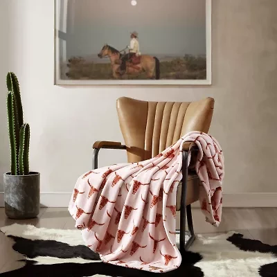 Wrangler Steer Head Washable Throw