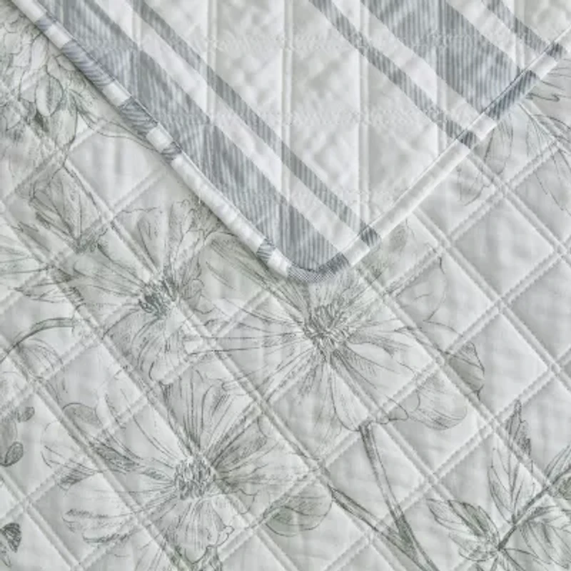 Martha Stewart Printed Quilted Throw