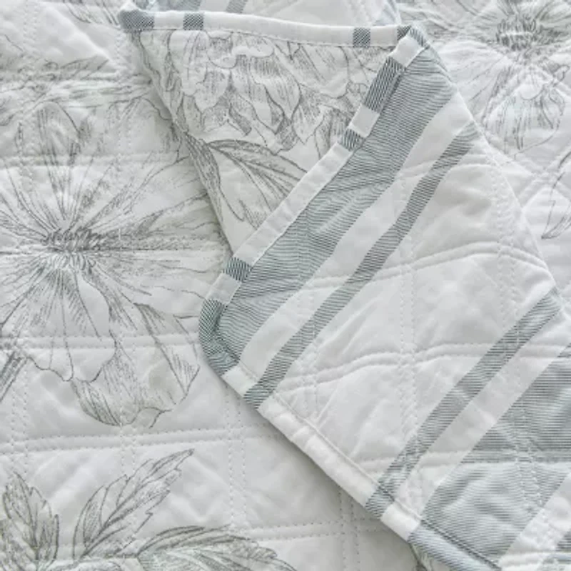Martha Stewart Printed Quilted Throw