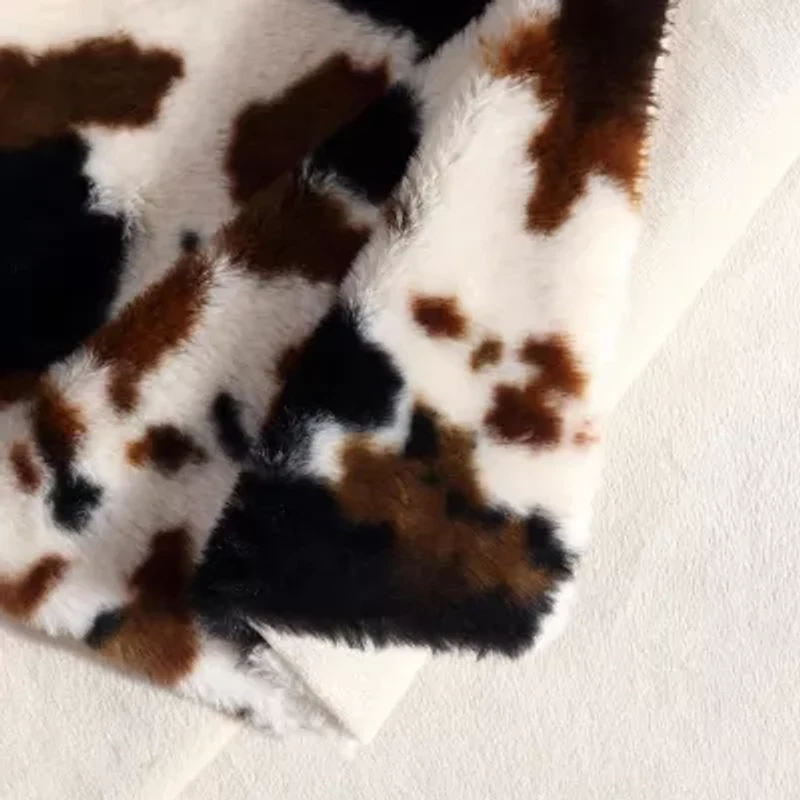 Wrangler Spotted Cow Print Washable Throw