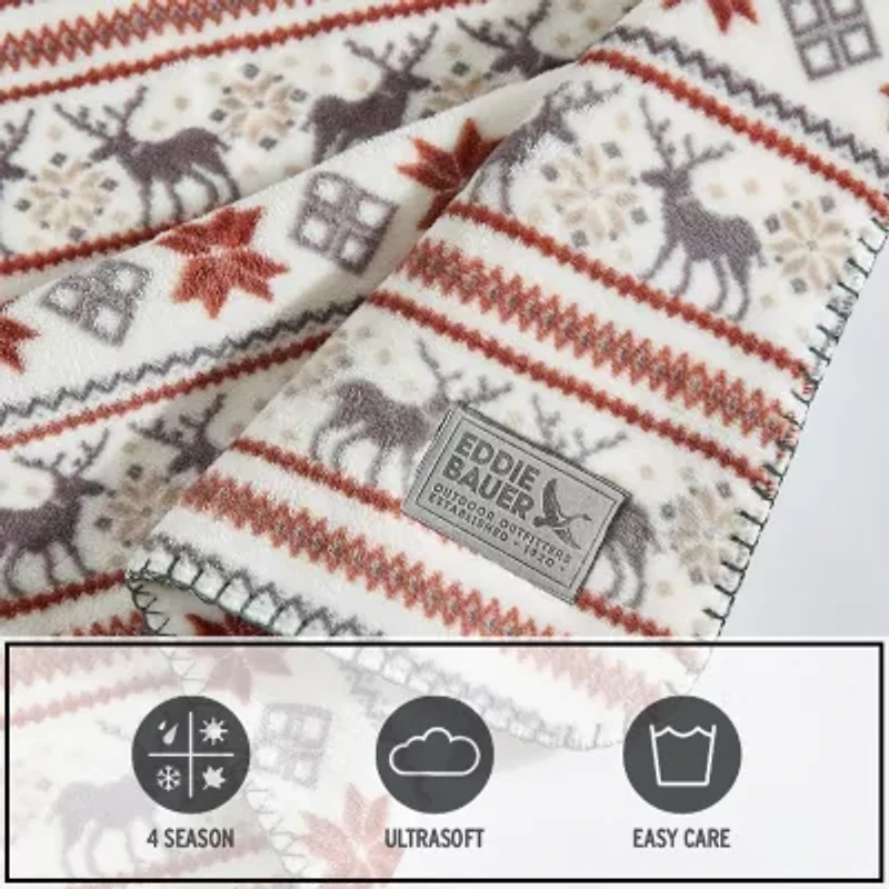 Eddie Bauer Washable Throw