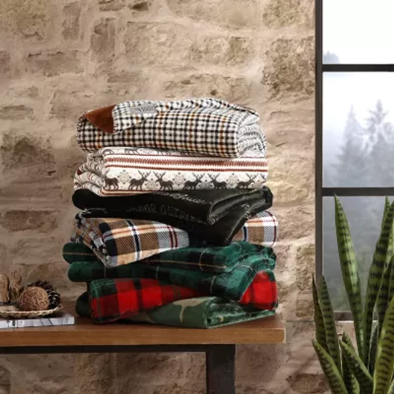 Eddie Bauer Flying Fish Washable Throw