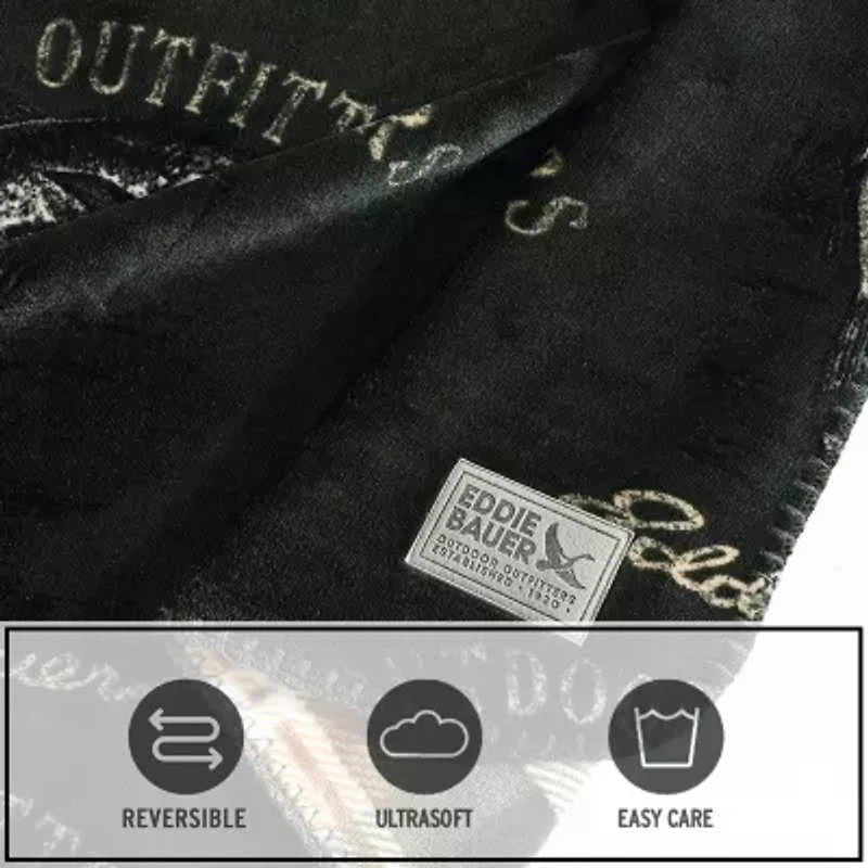 Eddie Bauer Flying Fish Washable Throw