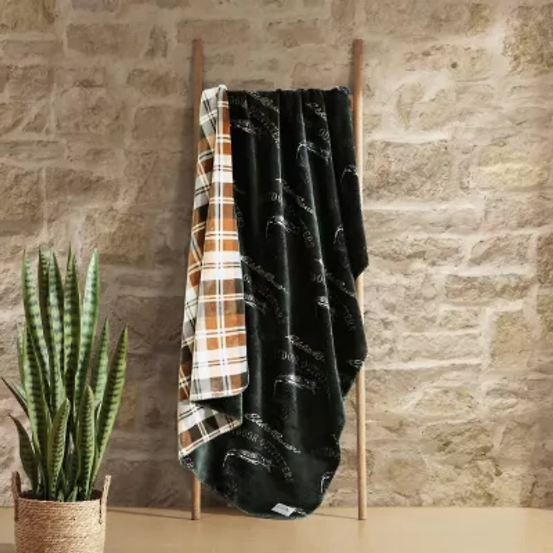 Eddie Bauer Flying Fish Washable Throw