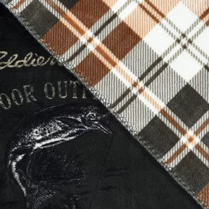 Eddie Bauer Flying Fish Washable Throw