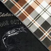 Eddie Bauer Flying Fish Washable Throw