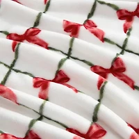 Martha Stewart Printed Seasonal Plush Throw