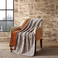 Eddie Bauer Griffin Plaid Washable Throw