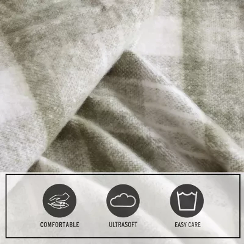 Eddie Bauer Hearthstone Plaid Washable Throw