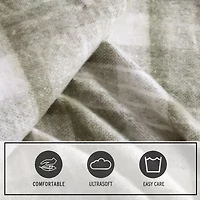 Eddie Bauer Hearthstone Plaid Washable Throw