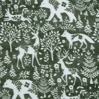 Martha Stewart Printed Seasonal Plush Throw