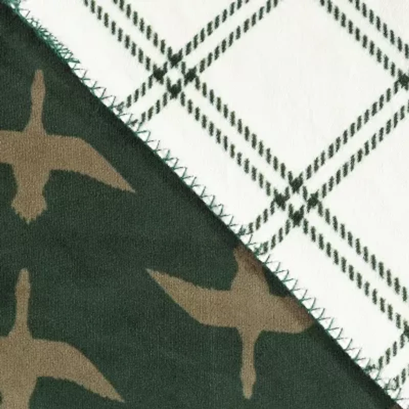 Eddie Bauer Geese 60x70 Washable Throw