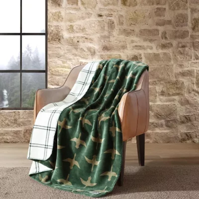 Eddie Bauer Geese 60x70 Washable Throw