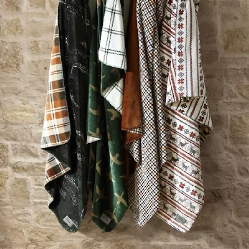 Eddie Bauer Geese 60x70 Washable Throw